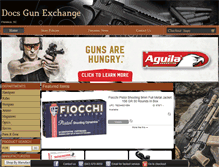 Tablet Screenshot of docsgunexchange.org